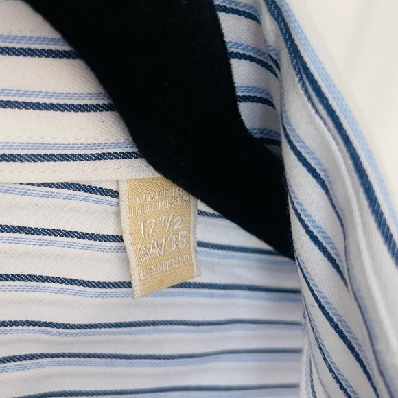 Michael Kors cotton button up stripe shirt - Picture 7 of 11